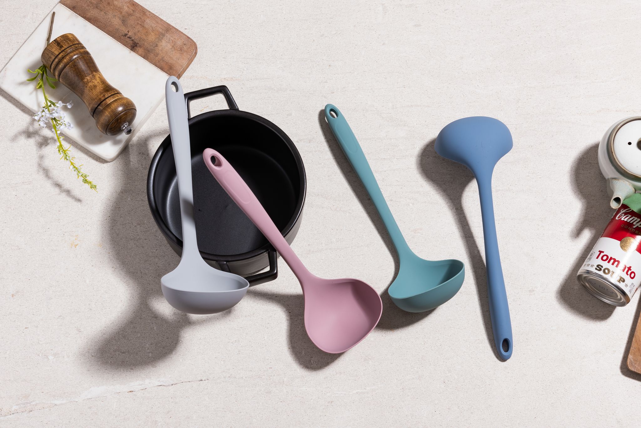 Силиконовый половник KF Pastel (КФ Пастель) от компании "Кореал - Настоящая Корея"