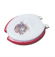 Мягкое сиденье для унитаза Ромашка-U от компании "Кореал - Настоящая Корея"