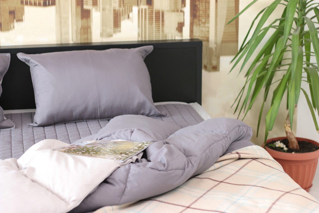 Комплект постельного белья GOCHU Solido (Солидо) K серый 