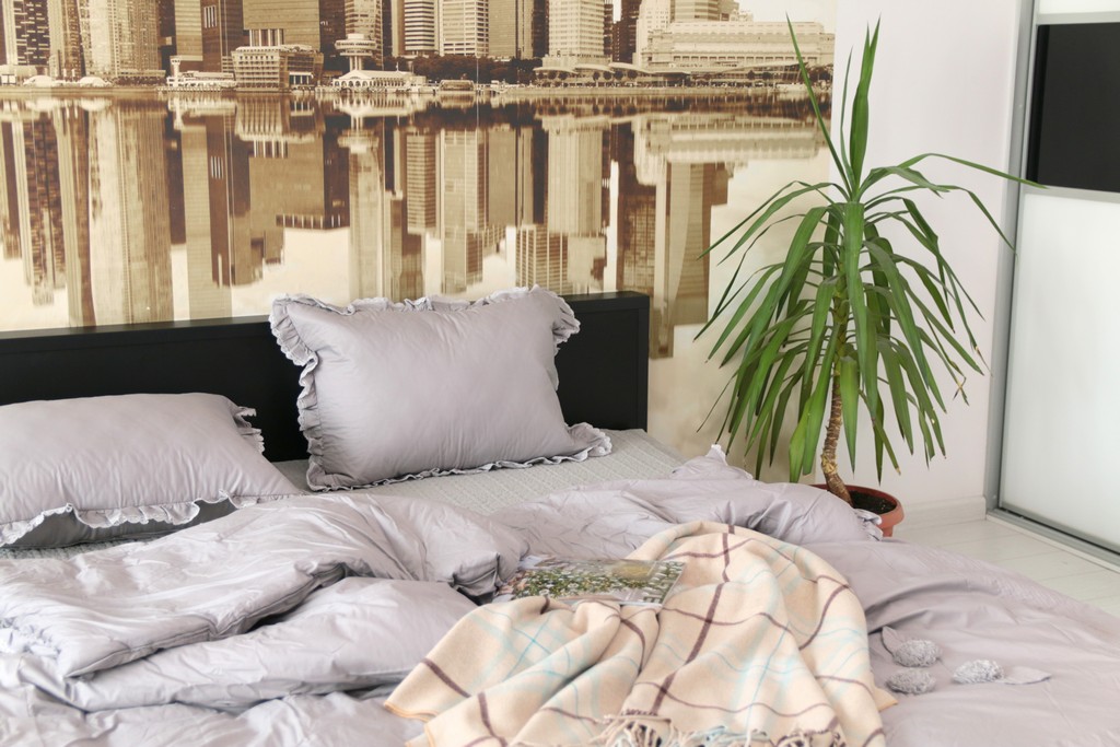 Комплект постельного белья GOCHU (Верди) K серый