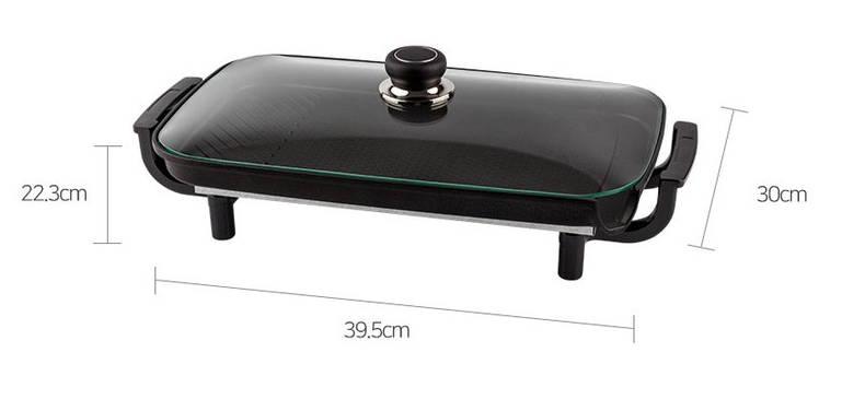 Электрический гриль TC-9100 с крышкой от компании "Кореал - Настоящая Корея"