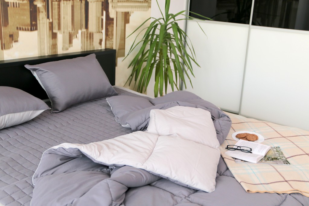 Комплект постельного белья GOCHU Solido (Солидо) K серый 