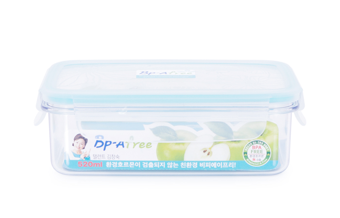 Тритановый контейнер с замками TR-03RT 520 мл от компании "Кореал - Настоящая Корея"