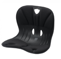 Универсальное эргономичное сиденье CURBLE WIDER (КЁРБЛ ВАЙДЕР) черное от компании "Кореал - Настоящая Корея"