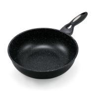 Сковорода  Dream Chef (Волшебный шеф-повар) 32 см вок с мраморным антипригарным покрытием без крышки от компании "Кореал - Настоящая Корея"