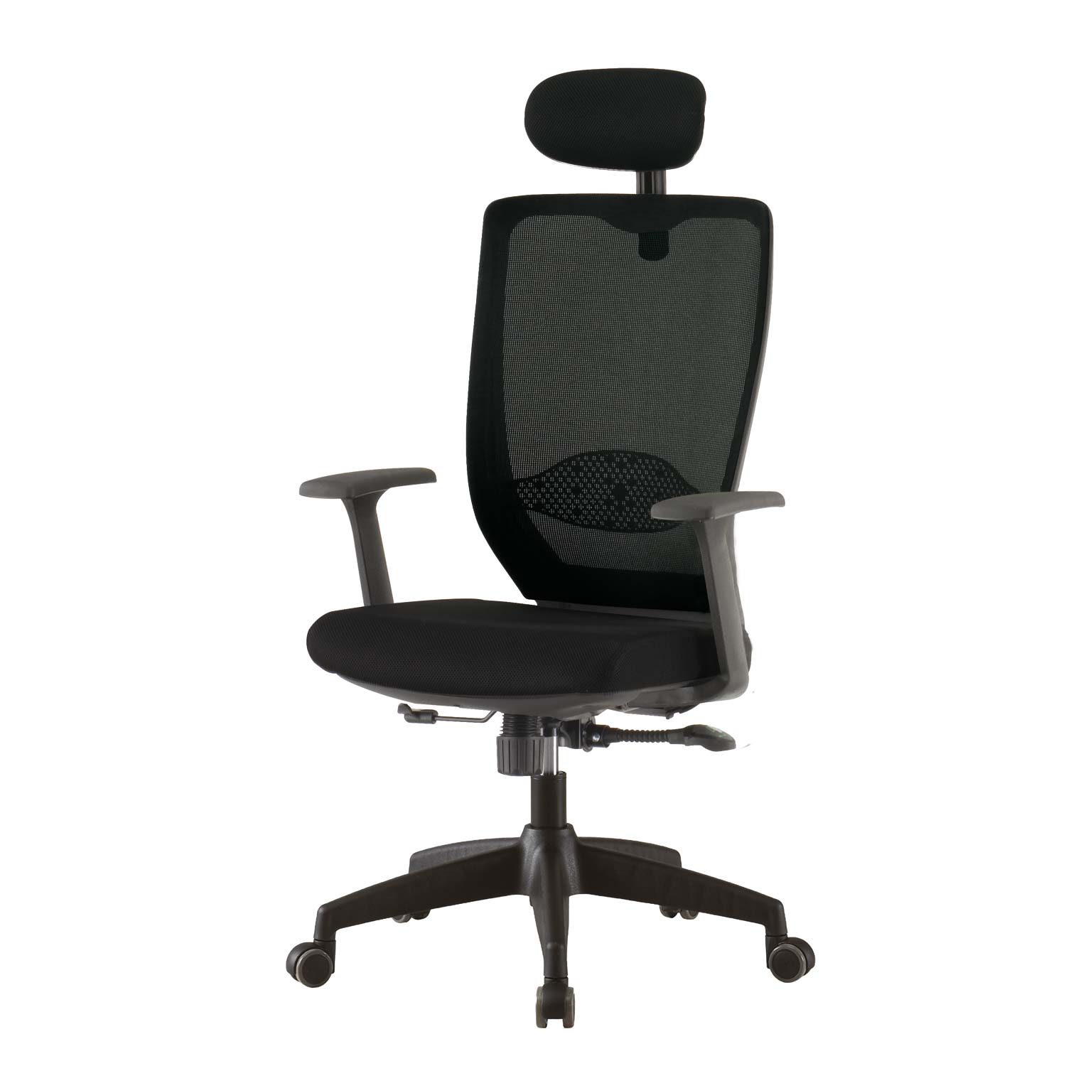 Стул ортопедический чёрный ADAM (АДАМ) 1113T  от компании "Кореал - Настоящая Корея"