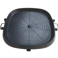 Жаровня Hanaro Square Platinum (Квадрат Платинум) с равномерным нагревом для газовой плиты от компании "Кореал - Настоящая Корея"