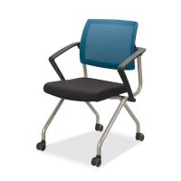 Стул ортопедический черно-синий DSP (ДСП) T144Y от компании "Кореал - Настоящая Корея"