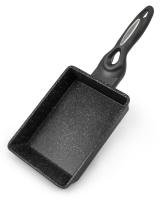 Сковорода Ecoramic (Экологичный) IH (Эйдж) Egg 14*19 см с мрамор. покрытием для идукции без крышки от компании "Кореал - Настоящая Корея"