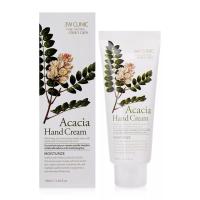 3W CLINIC Увлажняющий крем для рук с АКАЦИЕЙ, MOISTURIZING ACACIA HAND CREAM, 100 мл   от компании "Кореал - Настоящая Корея"