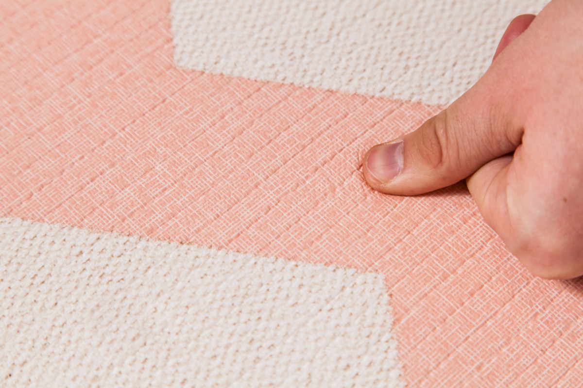 Двухсторонний коврик 190x130x1.2 см, Космос/Зигзаги от компании "Кореал - Настоящая Корея"