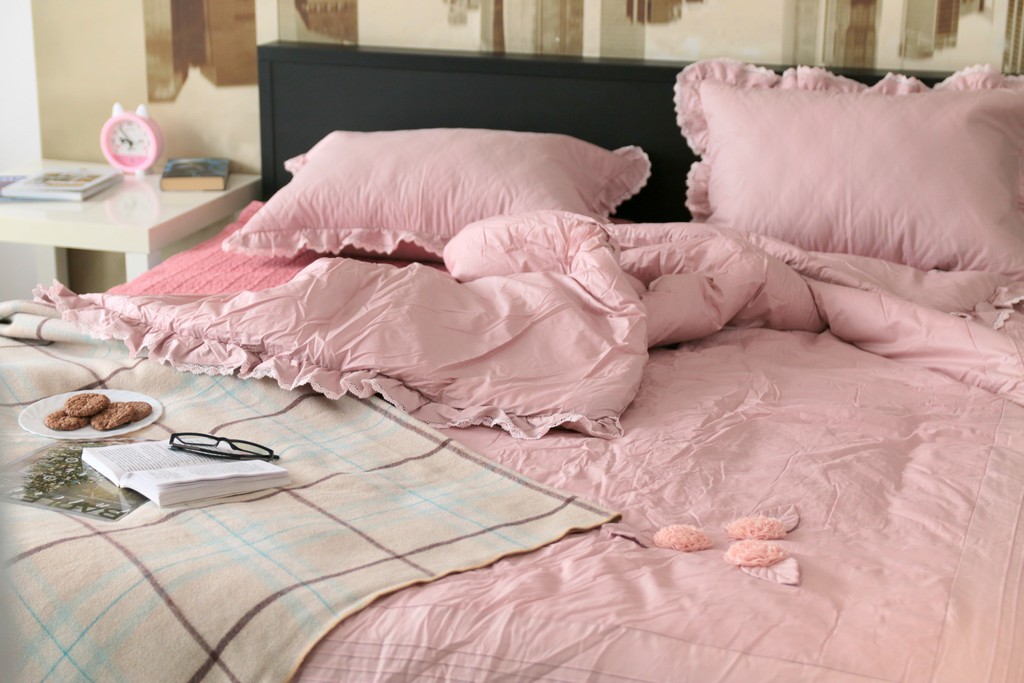 Комплект постельного белья GOCHU (Верди) K розовый