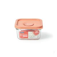 Стеклянный контейнер Glasslock (Стеклянный замок) 440 мл. (слоновая кость/розовый) от компании "Кореал - Настоящая Корея"