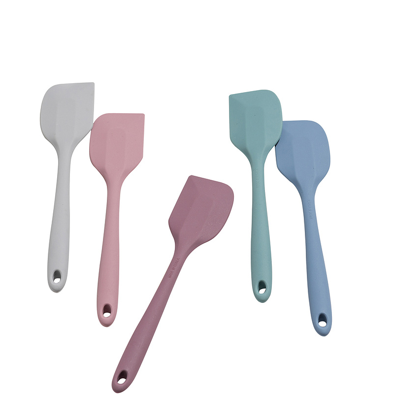 Силиконовая кулинарная лопатка KF Pastel (КФ Пастель) (серый) от компании "Кореал - Настоящая Корея"