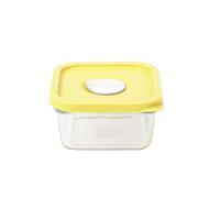 Стеклянный контейнер Glasslock (Стеклянный замок) 440 мл. (жёлтый) от компании "Кореал - Настоящая Корея"