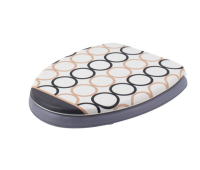 Мягкое сиденье для унитаза ХЛОЯ-О (серый) от компании "Кореал - Настоящая Корея"