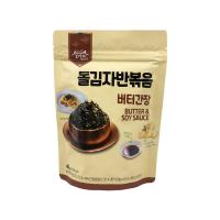 Морская капуста Kim's & Lee's в хлопьях сушеная, обжаренная со вкусом соевого соуса и сливочног 40гр от компании "Кореал - Настоящая Корея"