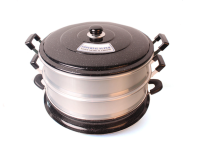 Трехъярусная пароварка Emperor's Imperial (Императорская) 36 см от компании "Кореал - Настоящая Корея"