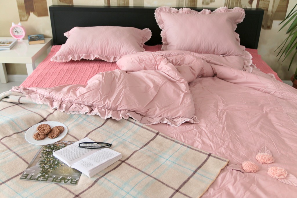Комплект постельного белья GOCHU (Верди) K розовый
