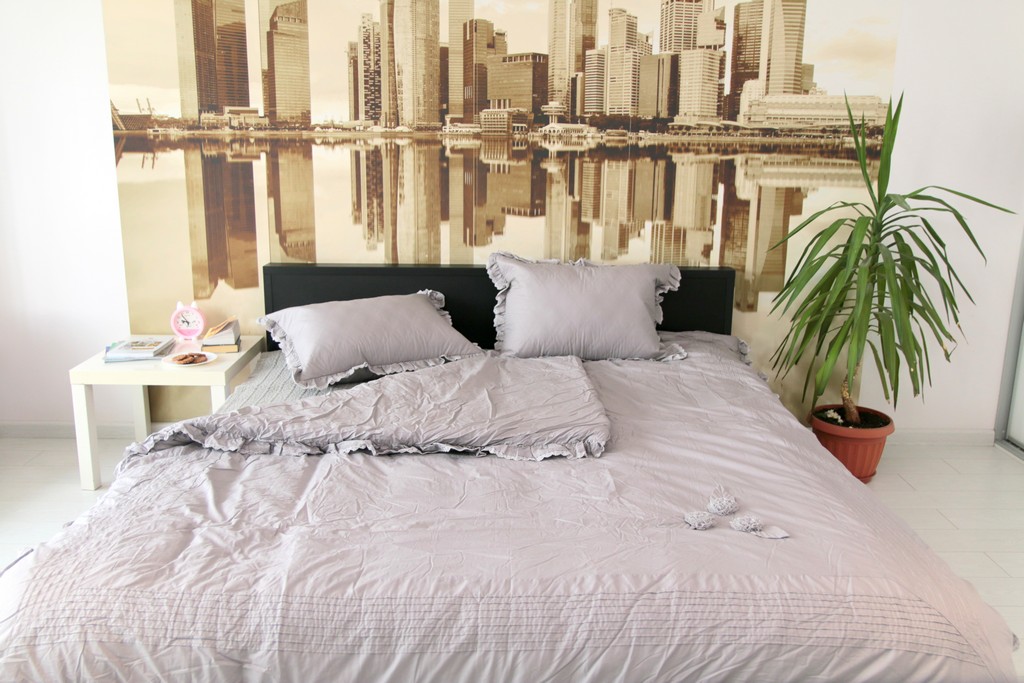 Комплект постельного белья GOCHU (Верди) K серый