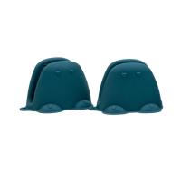 Силиконовая прихватка - варежка KF Pastel (КФ Пастель) (2 шт.) (зелёный) от компании "Кореал - Настоящая Корея"