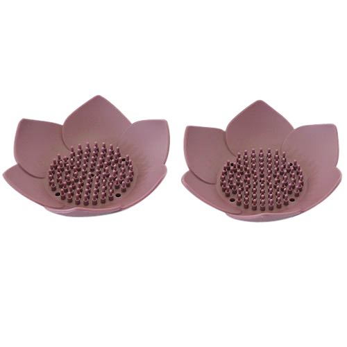 Силиконовая мыльница лотос KF Pastel (КФ Пастель) от компании "Кореал - Настоящая Корея"