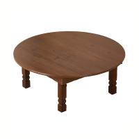 Корейский стол  690 орех круглый WN от компании "Кореал - Настоящая Корея"