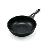 Сковорода Дримчеф (Dreamchef) IH 28 см вок с мрамор. антипригарным покрытием для индукции без крыши от компании "Кореал - Настоящая Корея"