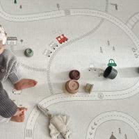 Двухсторонний коврик LaPure Soft (Лапур Мягкий) 190x130x1.2 см, Машинки от компании "Кореал - Настоящая Корея"