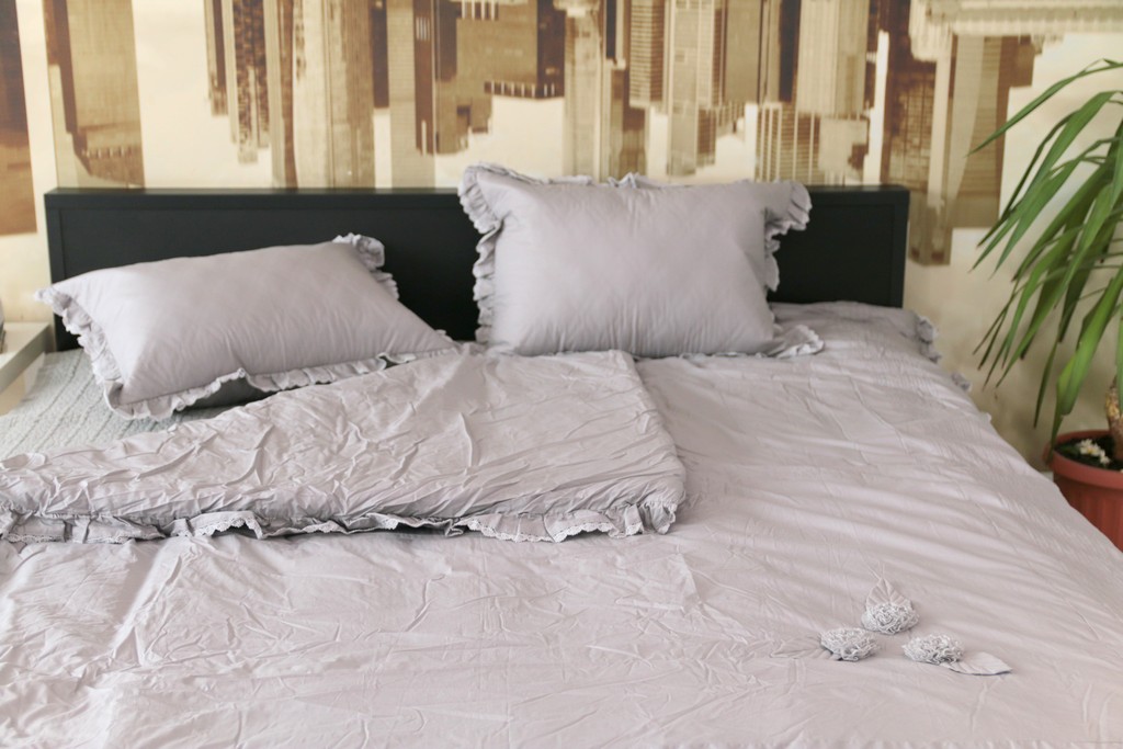 Комплект постельного белья GOCHU (Верди) K серый