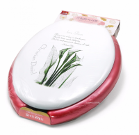 Мягкое сиденье для унитаза Кара-U от компании "Кореал - Настоящая Корея"