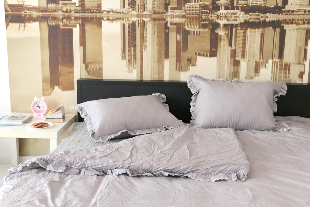 Комплект постельного белья GOCHU (Верди) K серый