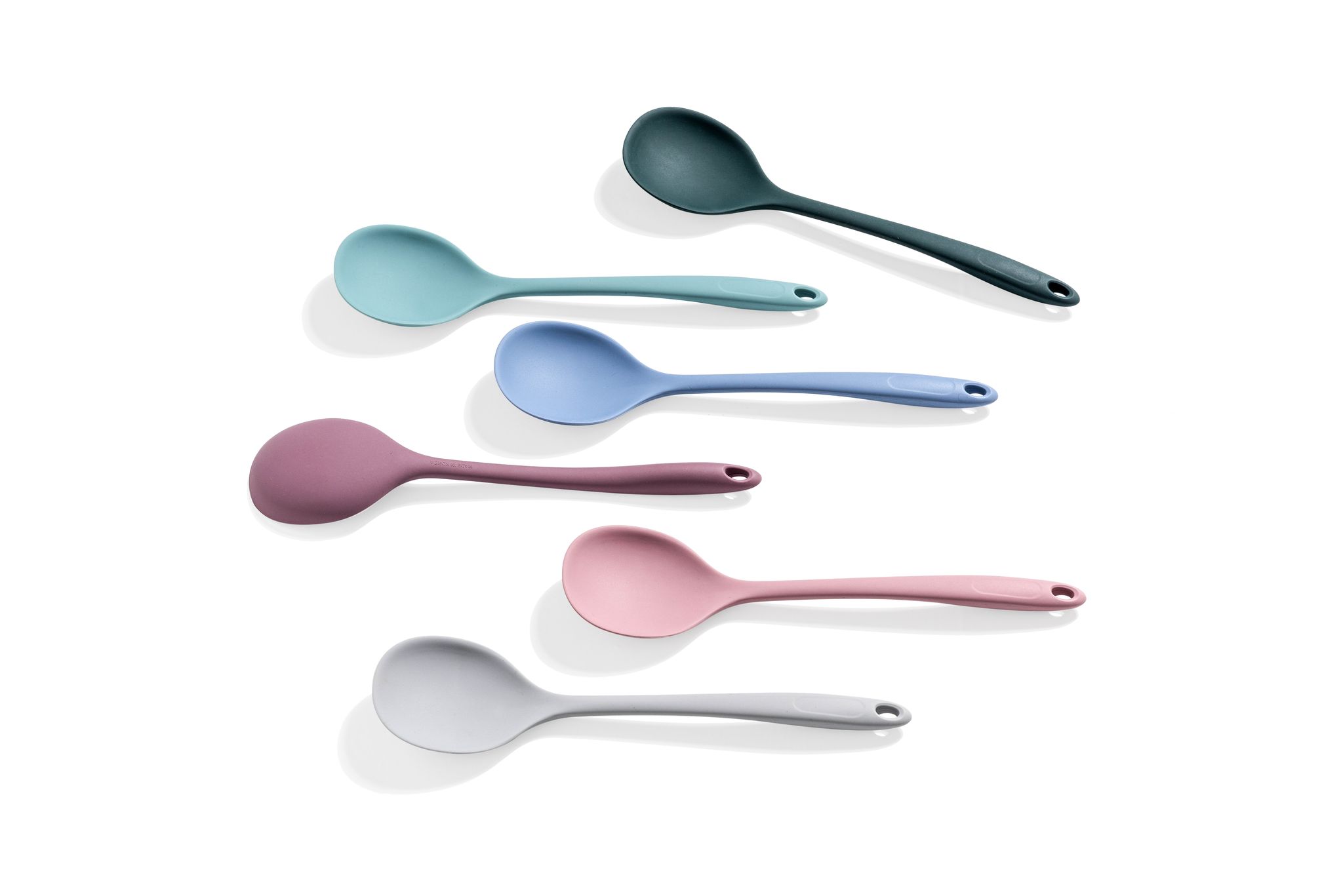 Силиконовая ложка поварская KF Pastel (КФ Пастель) от компании "Кореал - Настоящая Корея"