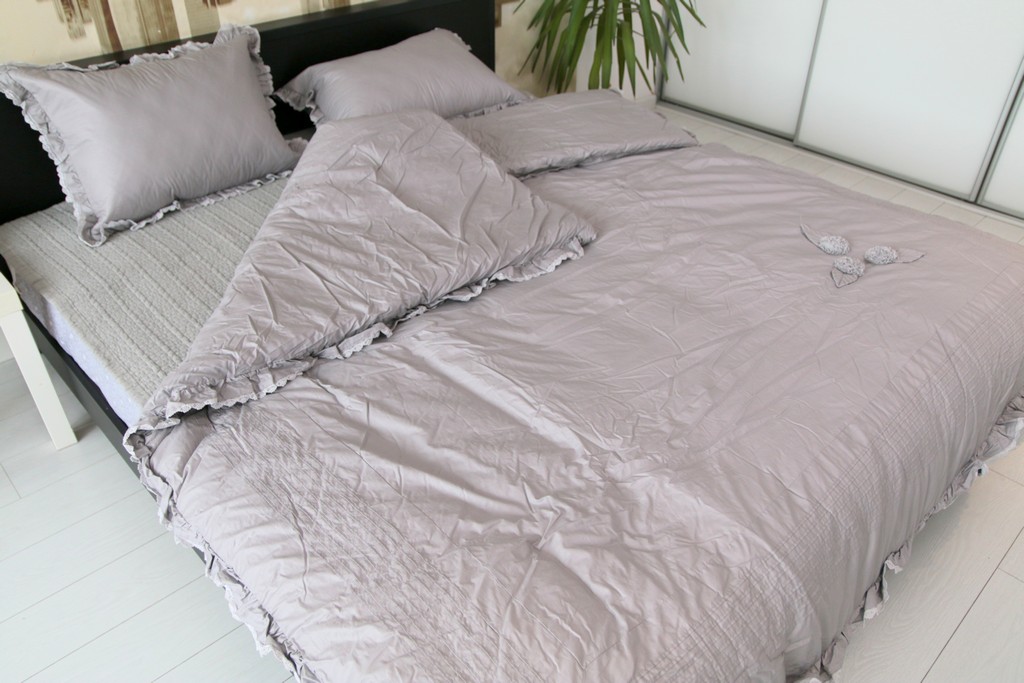 Комплект постельного белья GOCHU (Верди) K серый