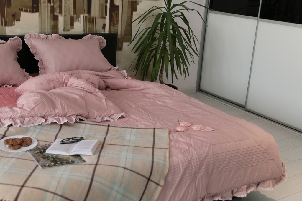 Комплект постельного белья GOCHU (Верди) K розовый