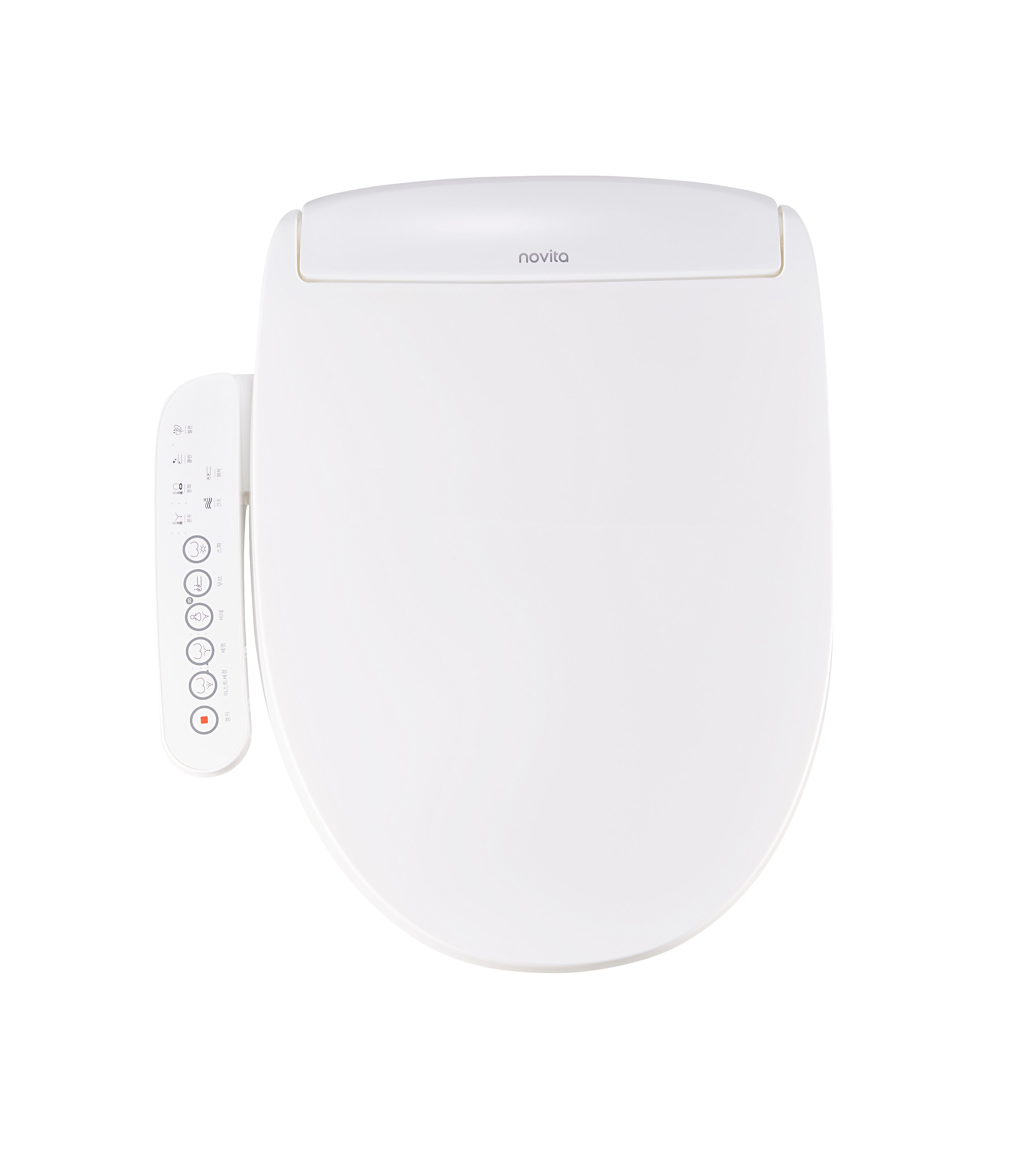 Электронная крышка-биде для унитаза Novita (Новита) BD-AE91 от компании "Кореал - Настоящая Корея"