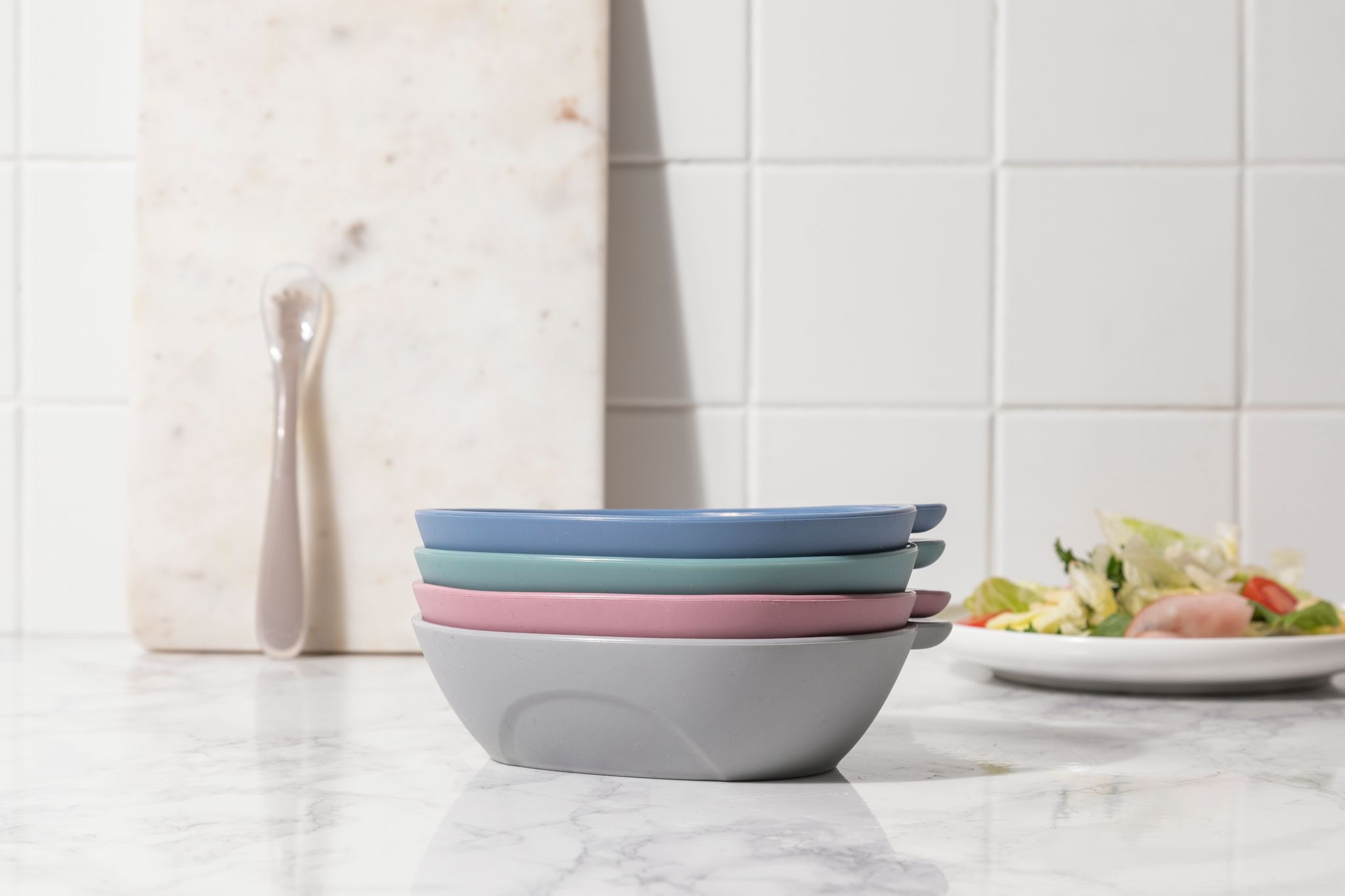 Силиконовая тарелка KF Pastel (КФ Пастель) от компании "Кореал - Настоящая Корея"