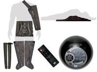 Комплект "Максимум" лимфодренажного массажера для прессотерапии Gapo Alance Choco Brown от компании "Кореал - Настоящая Корея"