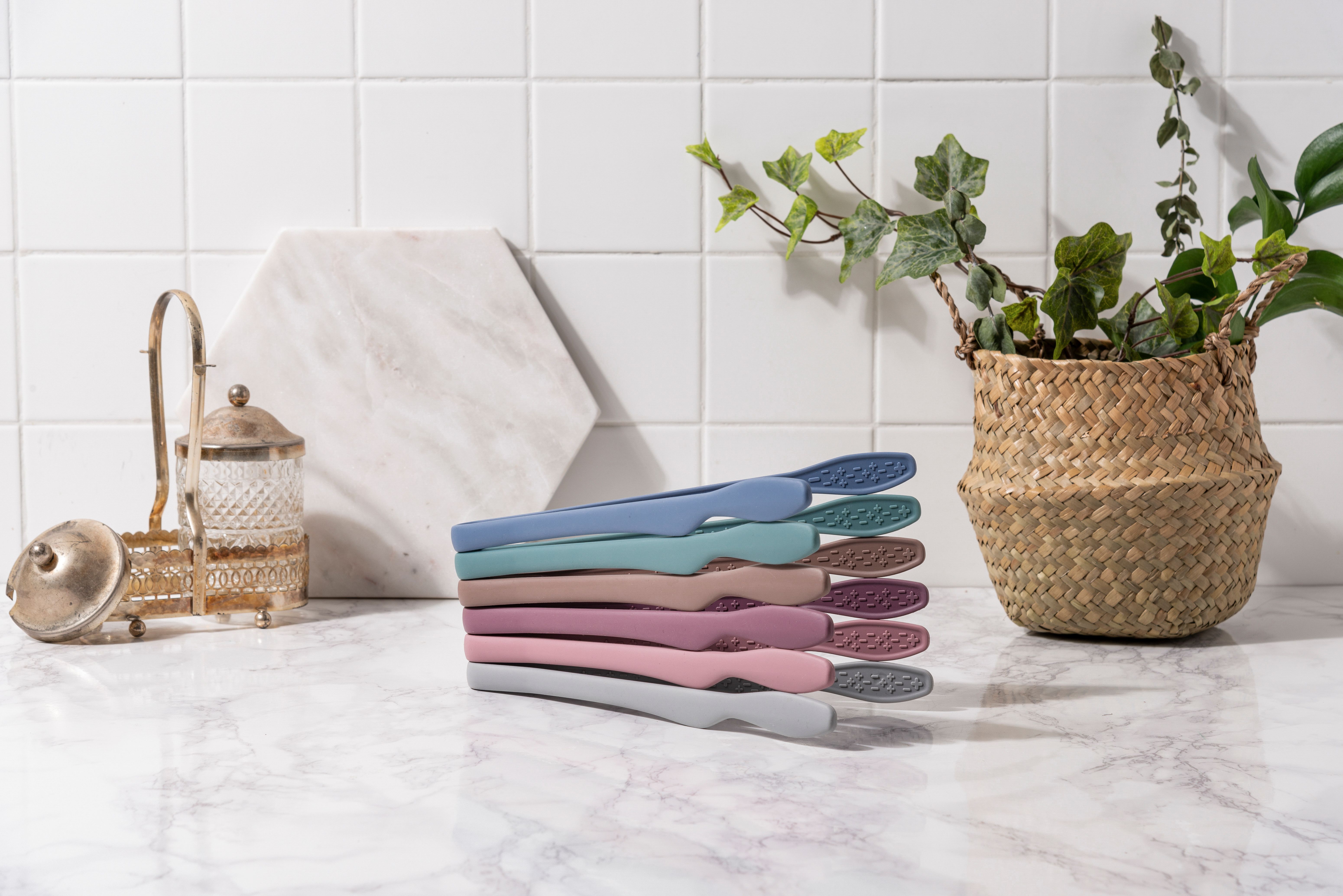 Силиконовые щипцы KF Pastel (КФ Пастель) (синие) от компании "Кореал - Настоящая Корея"