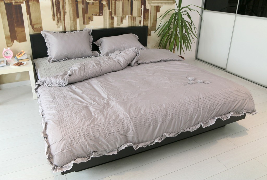 Комплект постельного белья GOCHU (Верди) K серый