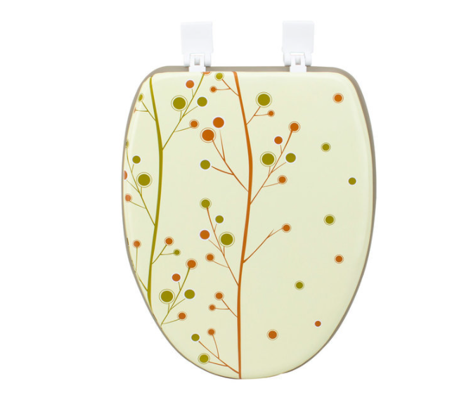 Мягкое сиденье для унитаза ГРИНВУД-O (коричневый) от компании "Кореал - Настоящая Корея"