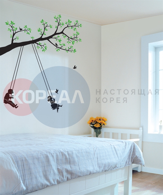 10. Интерьерная наклейка PS-58091 от компании "Кореал - Настоящая Корея"