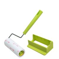 Липкий ролик для одежды с подставкой Sun's (Солнце) 160 P-ручка со сменным блоком (10 м, 64 листа) от компании "Кореал - Настоящая Корея"