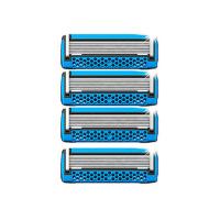 Комплект запасных лезвий из 4-х штук к бритвенному станку Dorco Pace (Дорко Пейс) 7 от компании "Кореал - Настоящая Корея"