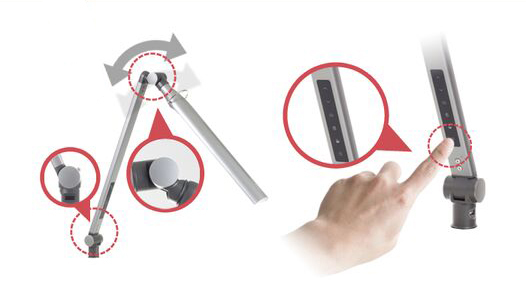 Светодиодный светильник Diasonic (Диасоник) DL-101PH (серебристый) от компании "Кореал - Настоящая Корея"