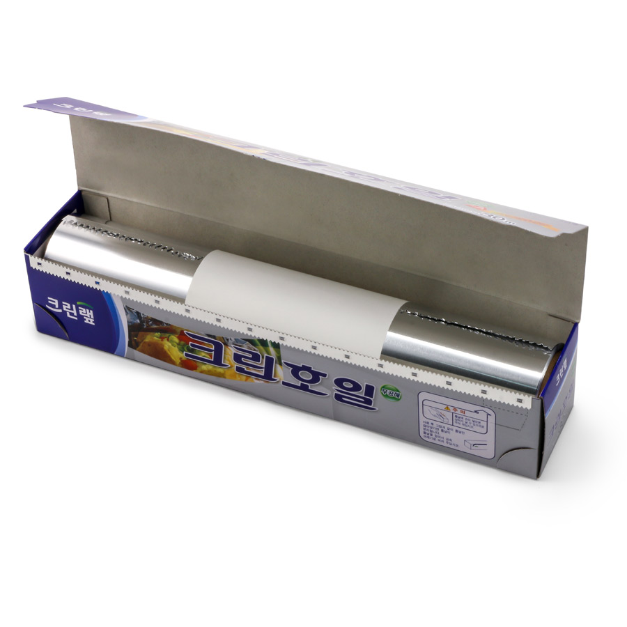 Фольга для запекания в рулоне Clean Wrap (Клеан Врап) от компании "Кореал - Настоящая Корея"