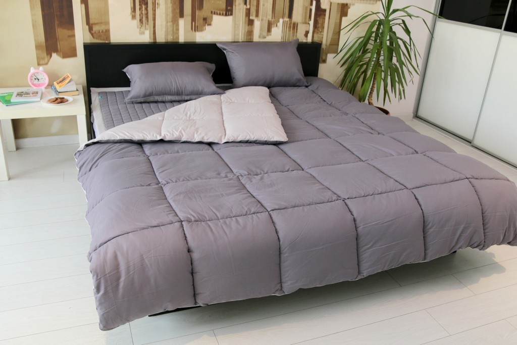 Комплект постельного белья GOCHU Solido (Солидо) K серый 