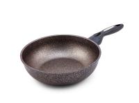 Сковорода "Экологичный" для индукции  28 см вок c антипригарным покрытием без крышки от компании "Кореал - Настоящая Корея"