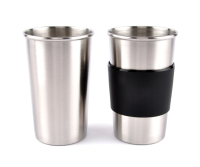 Стакан из нержавеющей стали STENLOCK (СТЕНЛОК) с накладкой 500 мл. от компании "Кореал - Настоящая Корея"