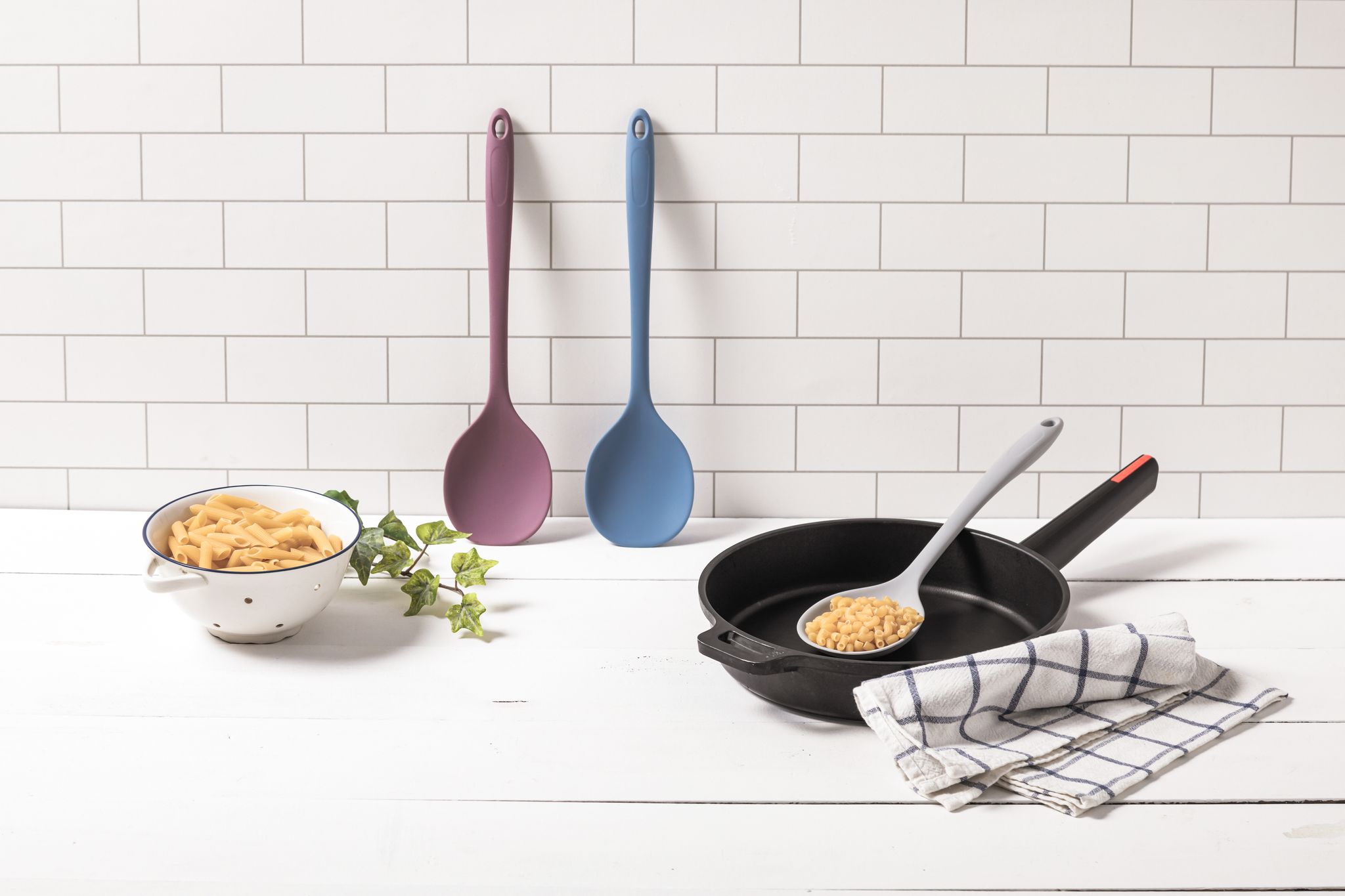 Силиконовая ложка поварская KF Pastel (КФ Пастель) от компании "Кореал - Настоящая Корея"